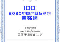 2020年中国产业互联网百强企业